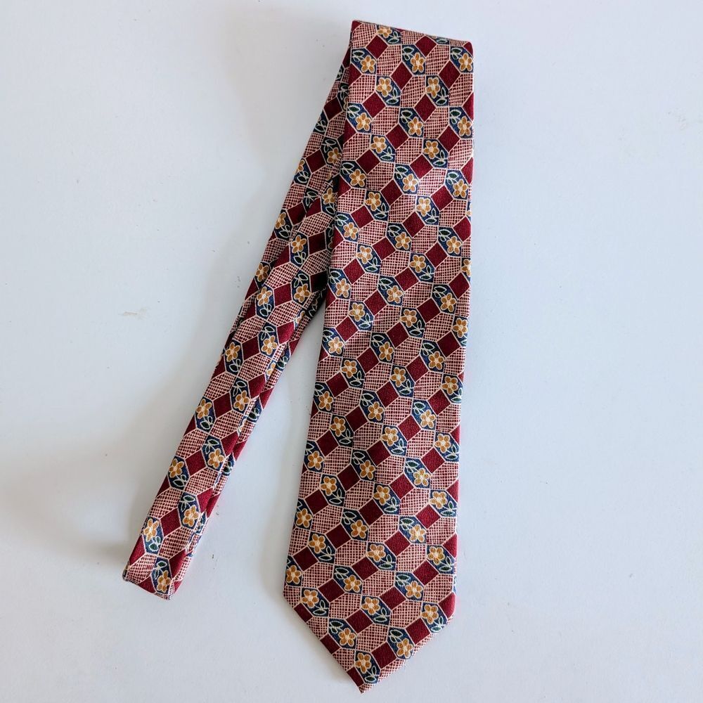 Davidoff Geneva Flower Silk Necktie